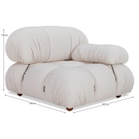 Canapé modulable Laurel 3 pièces