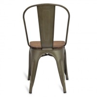 Pack 4 Moulin chairs in synthetic rattan