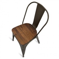 Pack 4 Moulin chairs in synthetic rattan