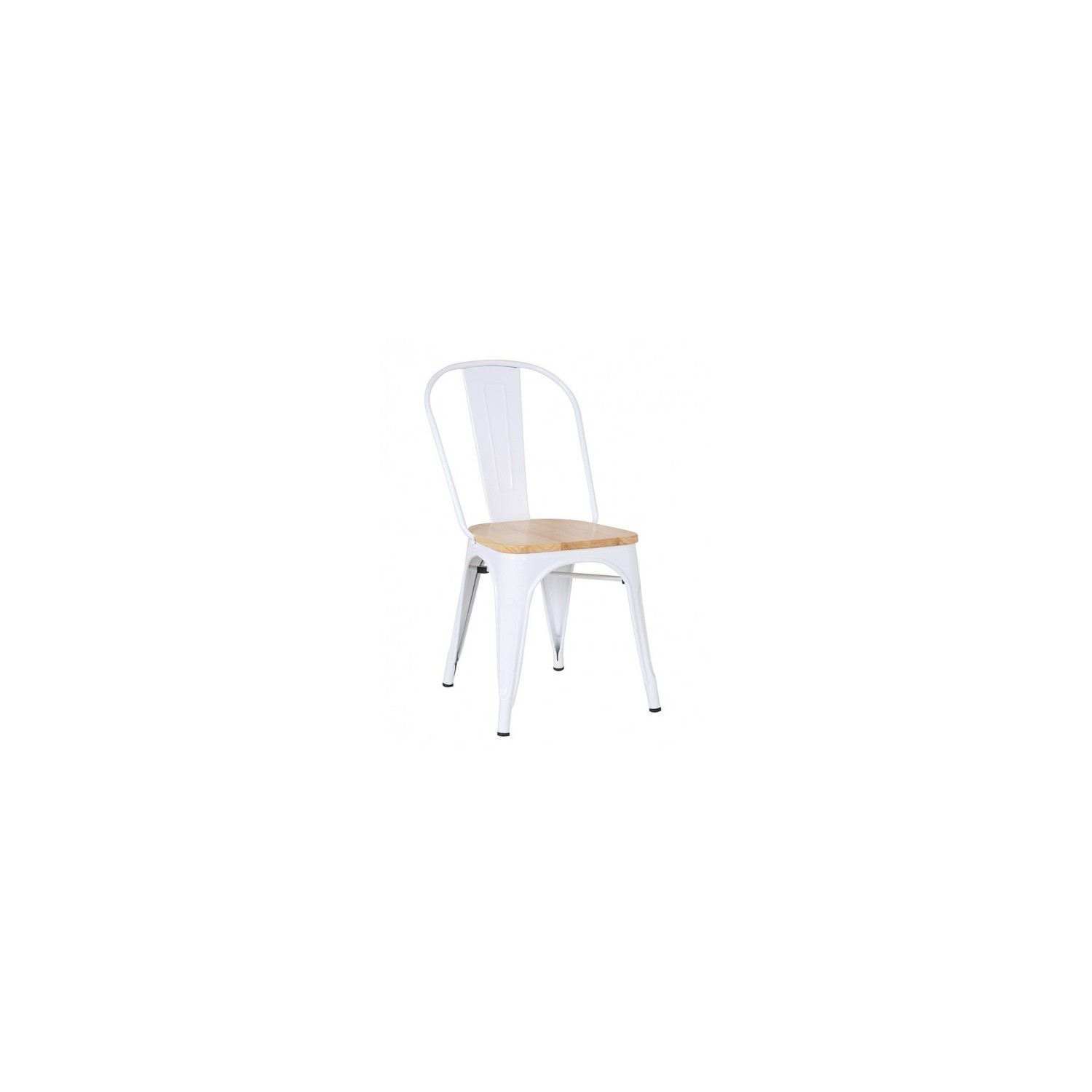 Pack 4 Moulin chairs in synthetic rattan