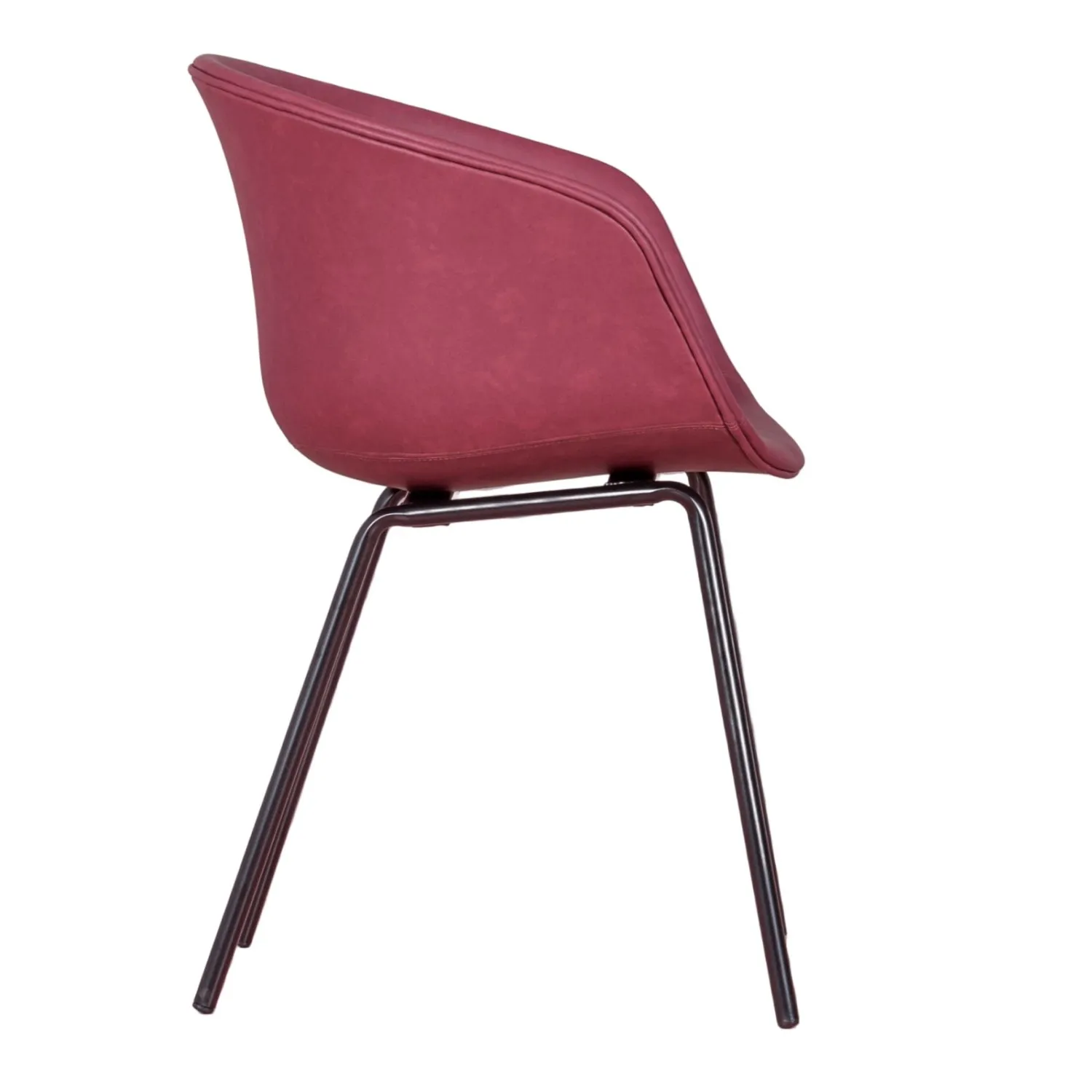 Chaise rembourrée Denver en simili cuir