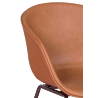 Krzesło tapicerowane Denver ze sztucznej skóry