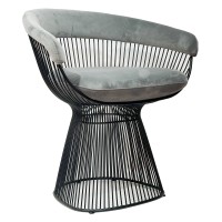 Albert Design-Sessel mit Samtbezug