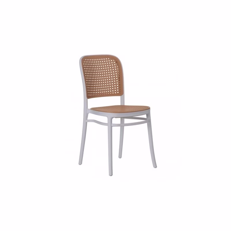Pack 4 chaises Moulin en rotin synthétique
