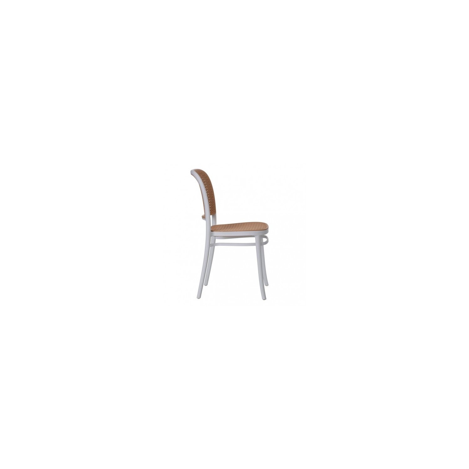 Pack 4 Moulin chairs in synthetic rattan