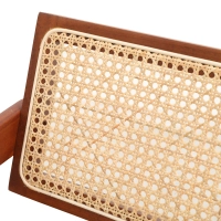 Réplique de la chaise Chandigarh avec accoudoirs du designer Pierre Jeanneret 