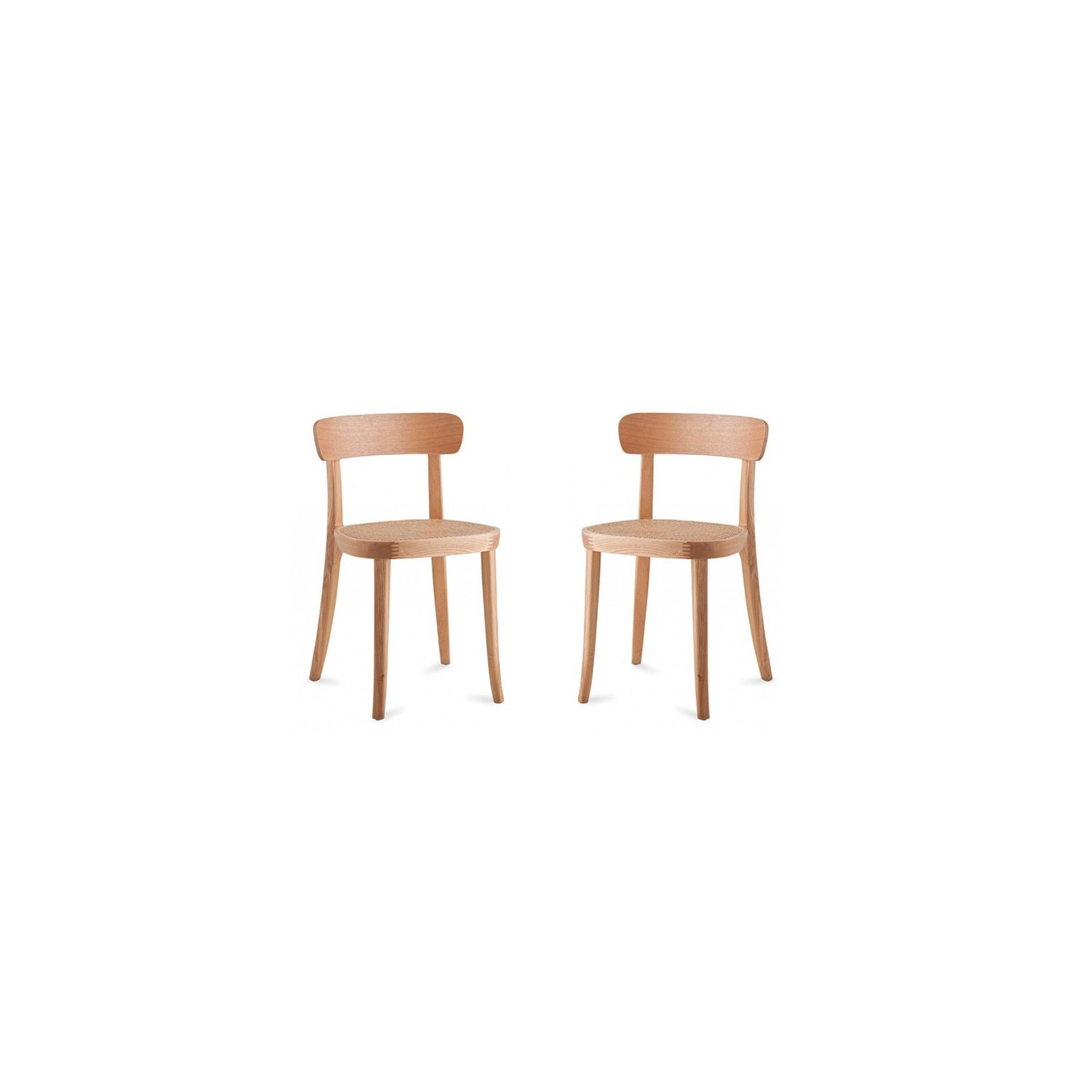 PACK 2 TOURS ASH WOOD CHAIR
