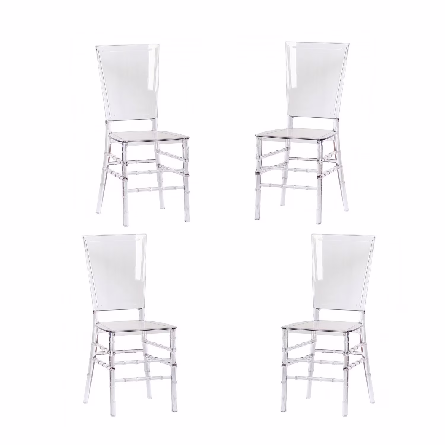 PACK 4 CHAISES FELIPE GHOST