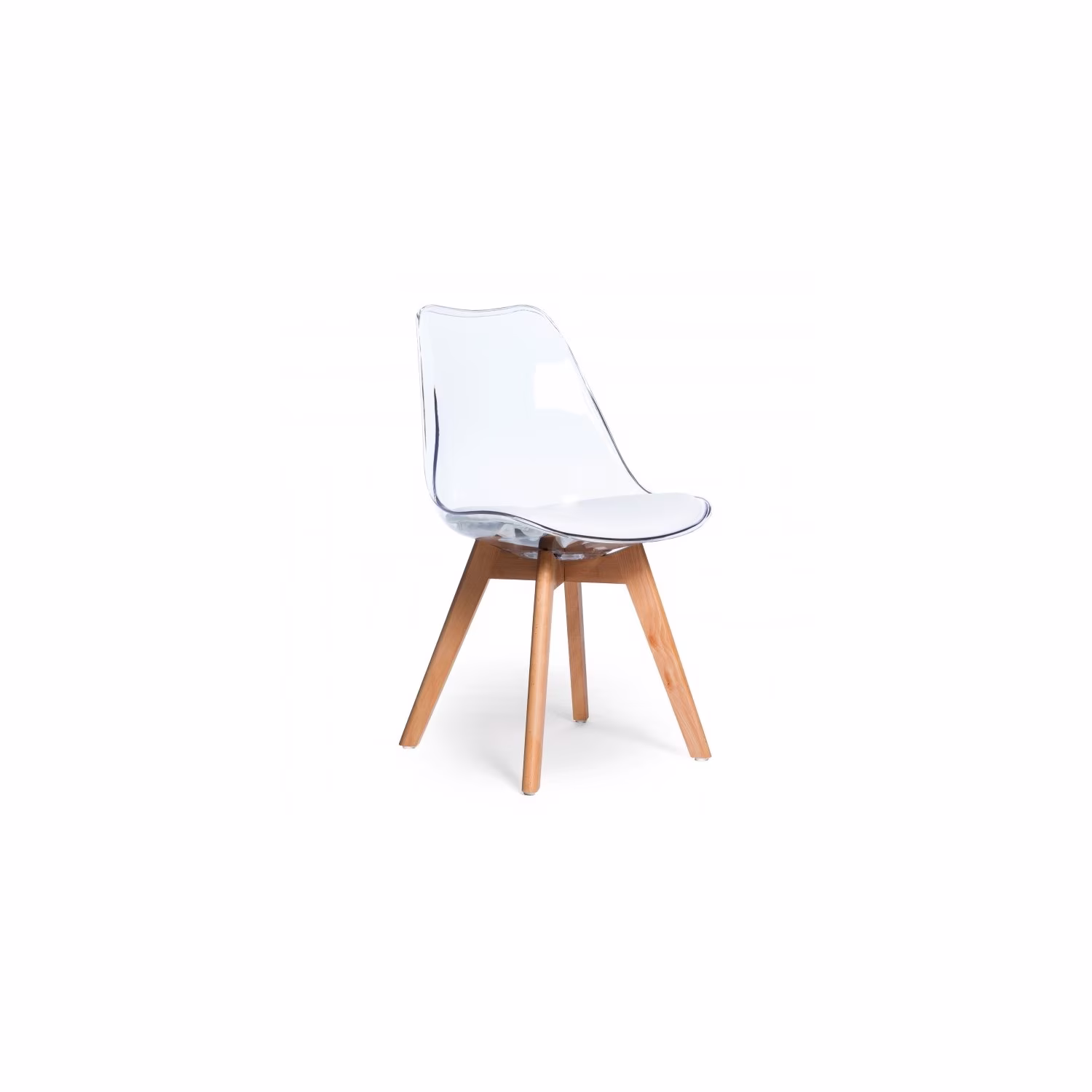 PACK 4 CHAISES VERONA TRANSPARENTES