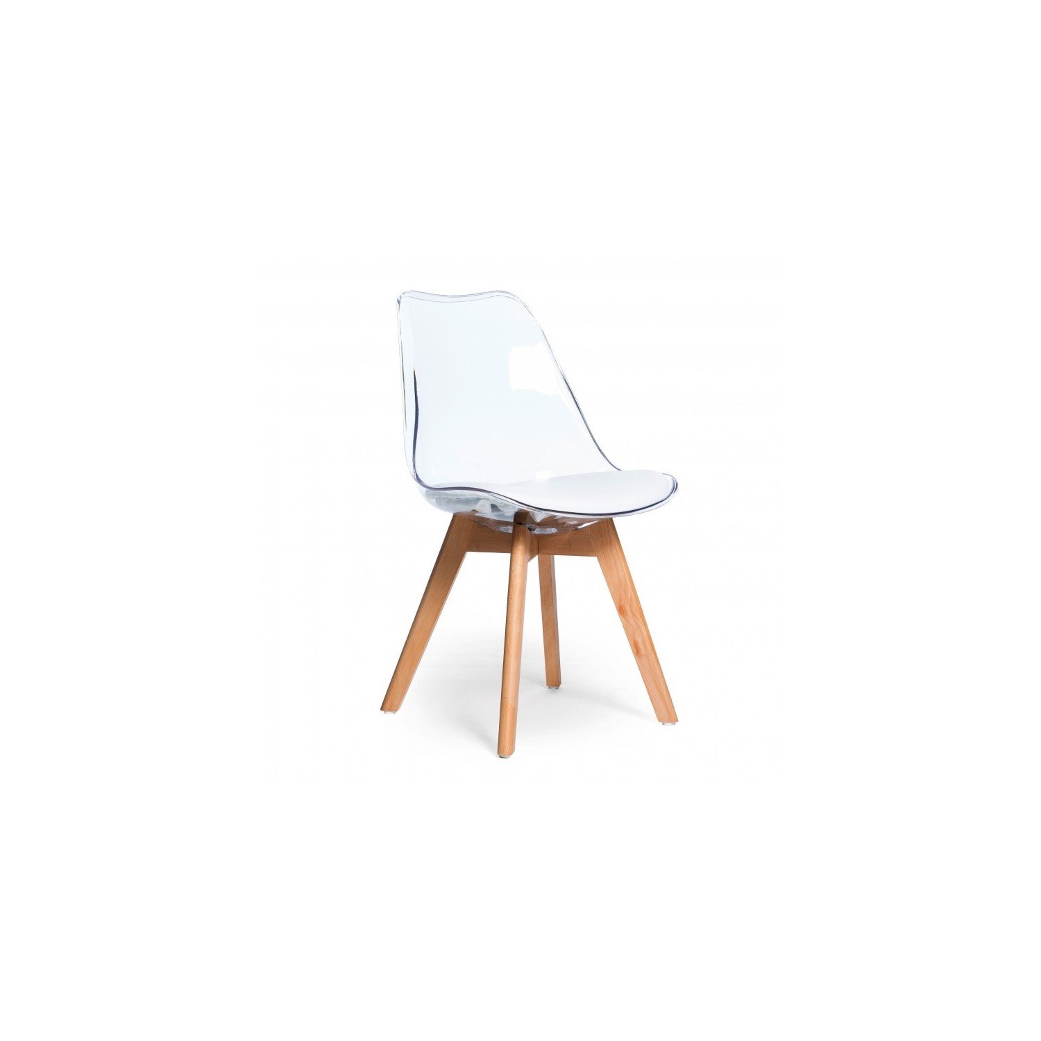 PAKKET 4 TRANSPARANTE VERONA STOELEN