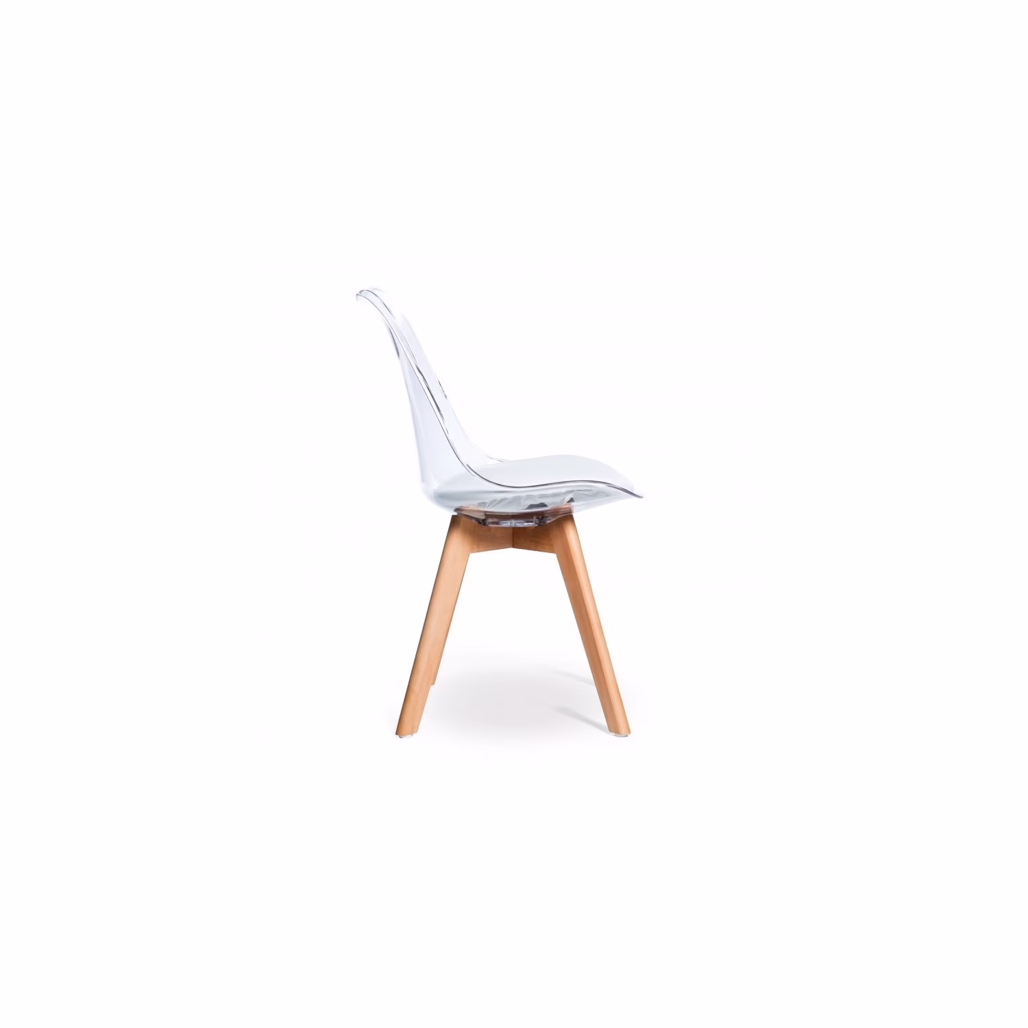 PACK 4 CHAISES VERONA TRANSPARENTES