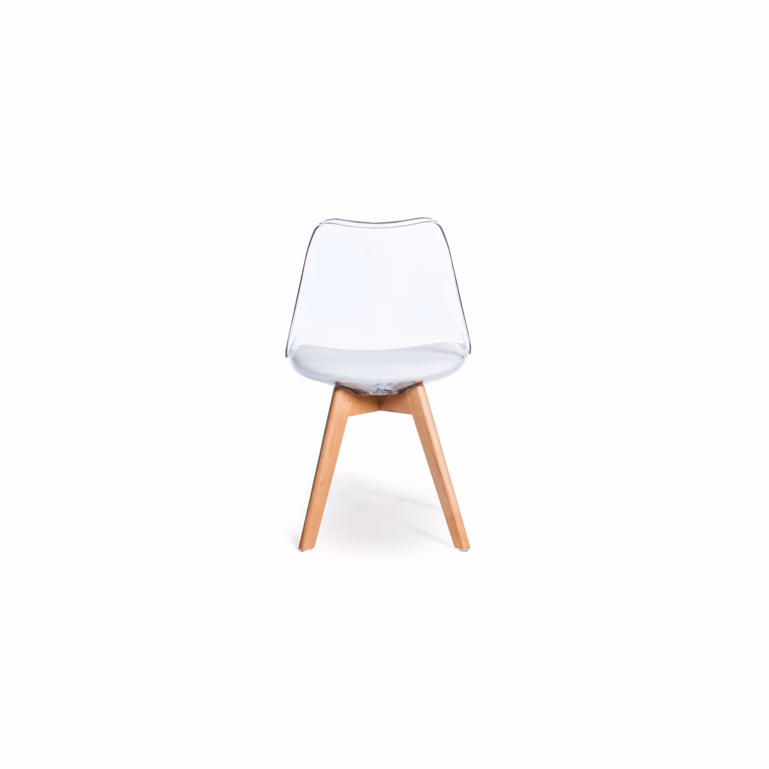 PACK 4 CHAISES VERONA TRANSPARENTES