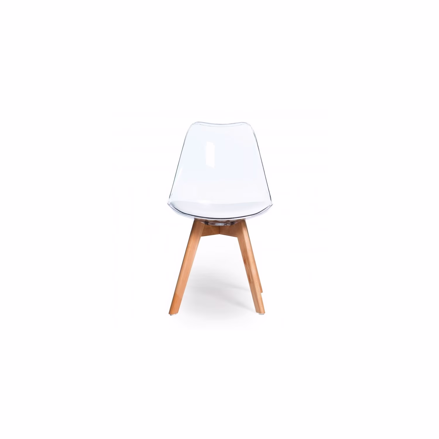 PACK 4 CHAISES VERONA TRANSPARENTES