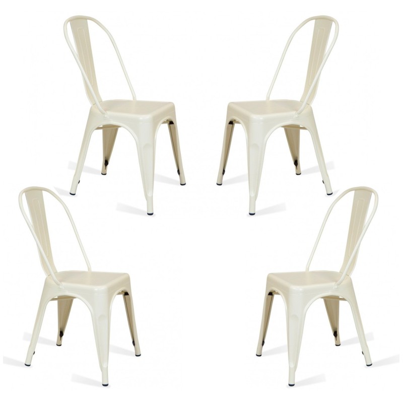 PACK 4 SILLAS BISTRO MATT