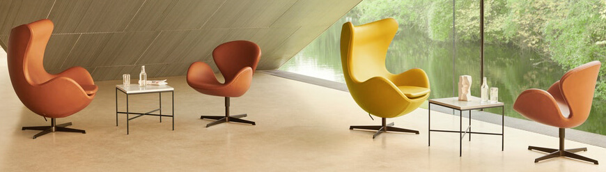 Egg Chair et Swan Chair
